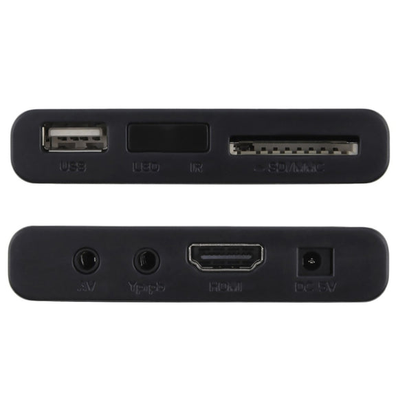 X9 Mini HD HDD Multimedia Player 4K Video Loop USB External Media Player AD Player(EU Plug)