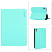For iPad mini 2024 / mini 6 ENKAY Horizontal Flip PU Leather + TPU Smart Tablet Case with Holder & Sleep / Wake-up Function(Cyan)