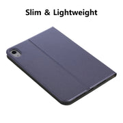 For iPad mini 2024 / mini 6 ENKAY Horizontal Flip PU Leather + TPU Smart Tablet Case with Holder & Sleep / Wake-up Function(Cyan)