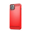 For iPhone 13 MOFI Gentleness Series Brushed Texture Carbon Fiber Soft TPU Case (Red) - iPhone 13 Cases by MOFI | Online Shopping South Africa | PMC TechLife | Buy Now Pay Later Mobicred