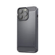 For iPhone 13 Pro Max MOFI Gentleness Series Brushed Texture Carbon Fiber Soft TPU Case  (Gray) - iPhone 13 Pro Max Cases by MOFI | Online Shopping South Africa | PMC TechLife | Buy Now Pay Later Mobicred