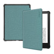 For Amazon Kindle Paperwhite 5 2021 ENKAY Solid Color Denim Texture Horizontal Flip Leather Tablet Case with Sleep / Wake-up Function(Green) - free shipping - PMC TechLife - Order now!