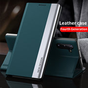 International Version For Xiaomi Redmi Note 11 Pro /Note 11 Pro+ Side Electroplated Magnetic Leather Phone Case with  Holder(Silver)