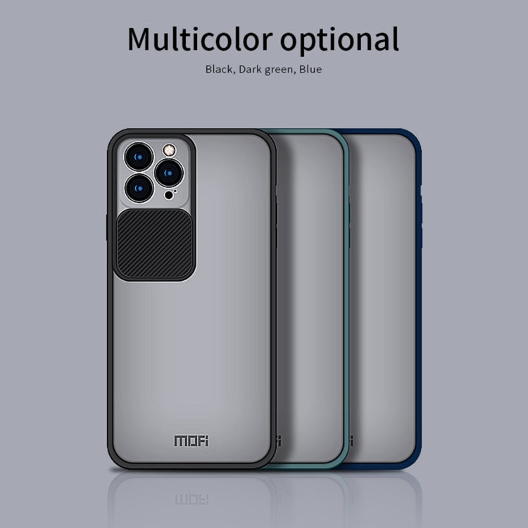 For iPhone 13 Pro MOFI Translucent Frosted PC + TPU Phone Case(Black)