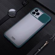 For iPhone 13 Pro Max MOFI Translucent Frosted PC + TPU Phone Case(Green)