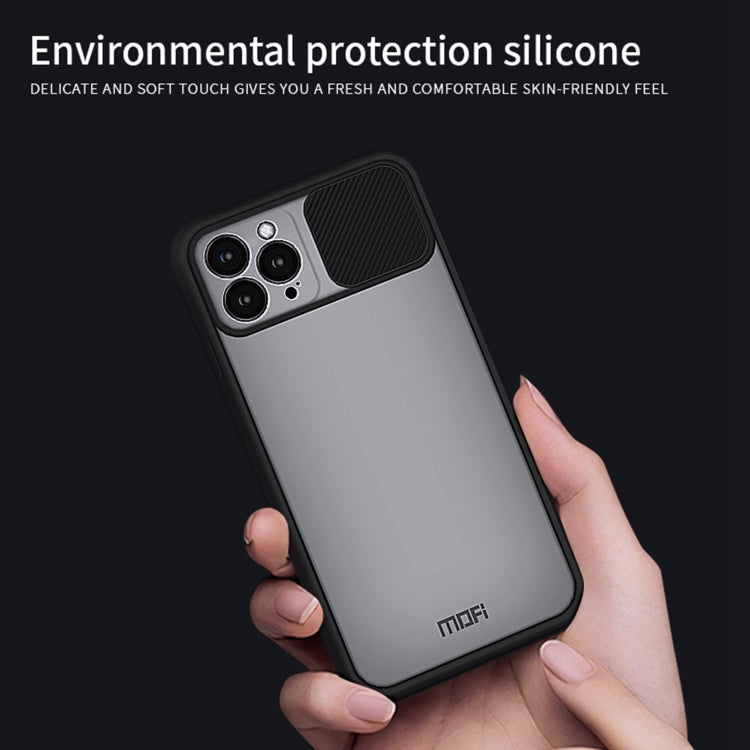 For iPhone 13 Pro Max MOFI Translucent Frosted PC + TPU Phone Case(Green)