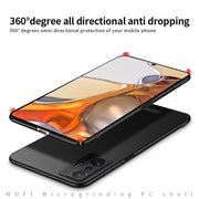 For Xiaomi Mi 11T / 11T Pro MOFI Frosted PC Ultra-thin Hard Phone Case(Rose gold)