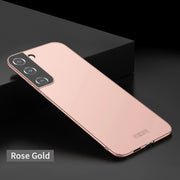 For Samsung Galaxy S22+ 5G MOFI Frosted PC Ultra-thin Hard Phone Case(Rose gold)