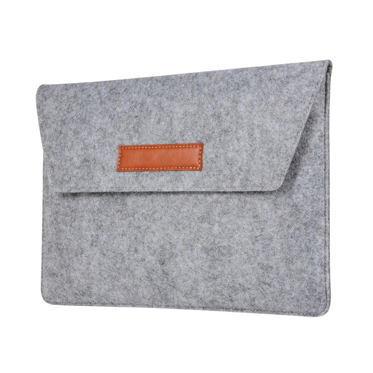 Felt Liner Bag Computer Bag Notebook Protective Cover For 13 inch(Grey)