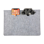 Felt Liner Bag Computer Bag Notebook Protective Cover For 13 inch(Grey)
