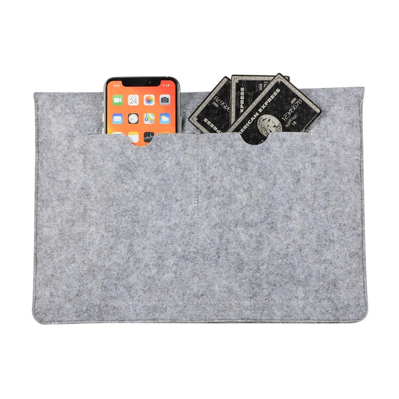 Felt Liner Bag Computer Bag Notebook Protective Cover For 13 inch(Grey)