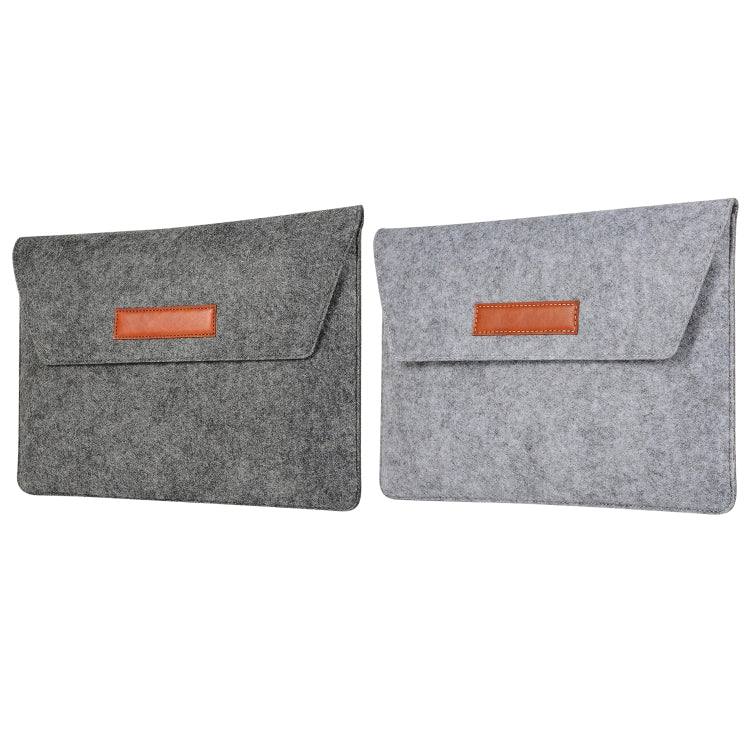 Felt Liner Bag Computer Bag Notebook Protective Cover For 13 inch(Black)