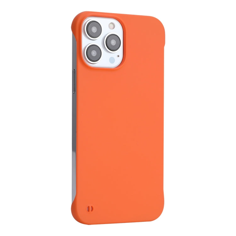 For iPhone 12 / 12 Pro ENKAY Matte Frameless Hard PC Case(Orange)