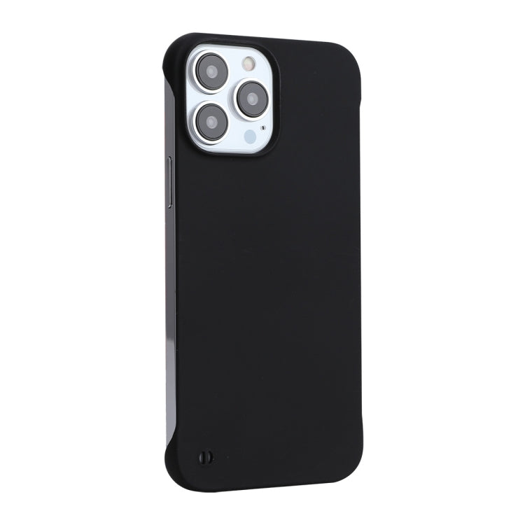 For iPhone 12 Pro Max ENKAY Matte Frameless Hard PC Case(Black)