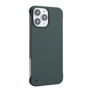 For iPhone 12 Pro Max ENKAY Matte Frameless Hard PC Case(Dark Green)