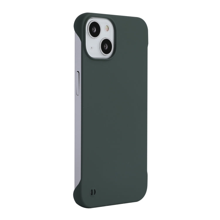 For iPhone 13 mini ENKAY Matte Frameless PC Phone Case (Dark Green)