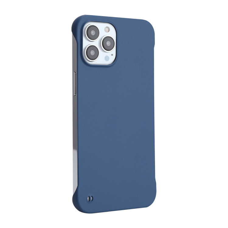For iPhone 13 Pro Max ENKAY Matte Frameless Hard PC Case (Dark Blue)