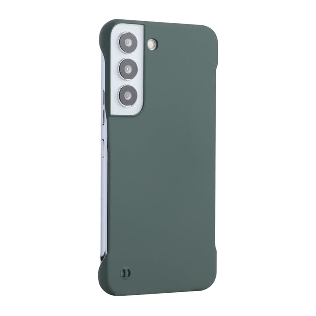 For Samsung Galaxy S22 5G ENKAY Matte Frameless Hard PC Case(Dark Green)