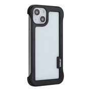 For iPhone 13 ENKAY Frameless Hollow Shockproof PC Case(Black)