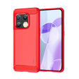 For OnePlus 10 Pro 5G MOFI Gentleness Brushed Carbon Fiber Soft TPU Case(Red) - free shipping - PMC TechLife - Order now!