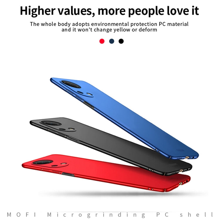 For Honor Play 30 Plus MOFI Frosted PC Ultra-thin Hard Case(Red)