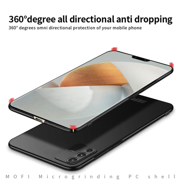 For vivo S12 Pro MOFI Frosted PC Ultra-thin Hard Phone Case(Blue)