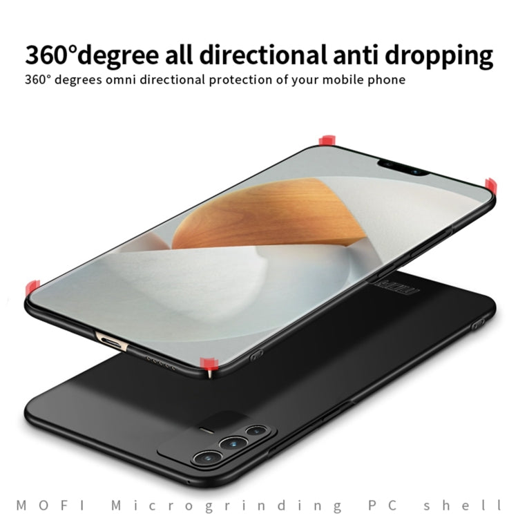 For vivo S12 Pro MOFI Frosted PC Ultra-thin Hard Phone Case(Red)