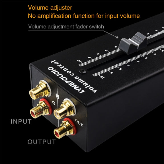 Passive Preamp Source Loudspeaker Box RCA No Power Volume Adjustment Controller