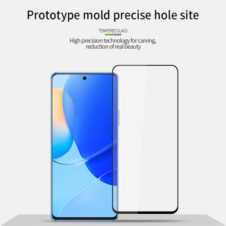 For Huawei Nova 9 SE MOFI 9H 2.5D Full Screen Tempered Glass Film(Black)