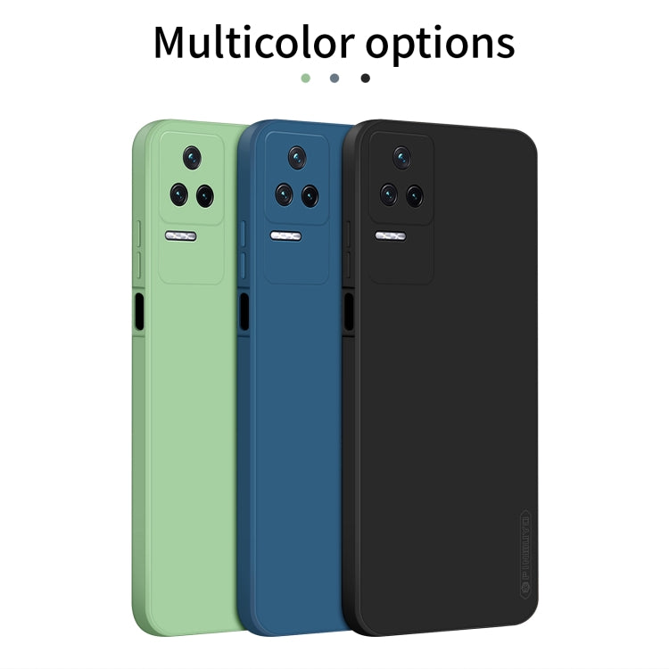 For Xiaomi Redmi K40S PINWUYO Sense Series Liquid Silicone TPU Phone Case(Black)