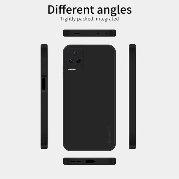 For Xiaomi Redmi K40S PINWUYO Sense Series Liquid Silicone TPU Phone Case(Black)