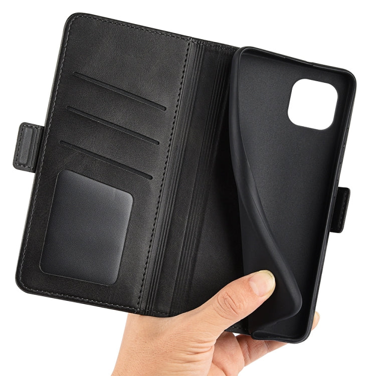 For Blackview A95 Dual-side Magnetic Buckle Leather Phone Case(Black)