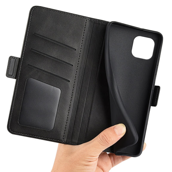 For Blackview A95 Dual-side Magnetic Buckle Leather Phone Case(Black)