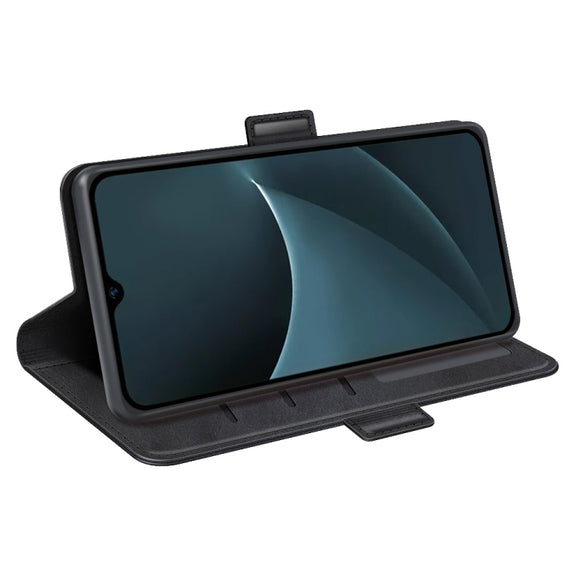 For Blackview A95 Dual-side Magnetic Buckle Leather Phone Case(Black)