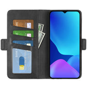 For Ulefone note 10 Dual-side Magnetic Buckle Leather Phone Case(Black)