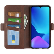 For Ulefone note 10 Dual-side Magnetic Buckle Leather Phone Case(Brown)