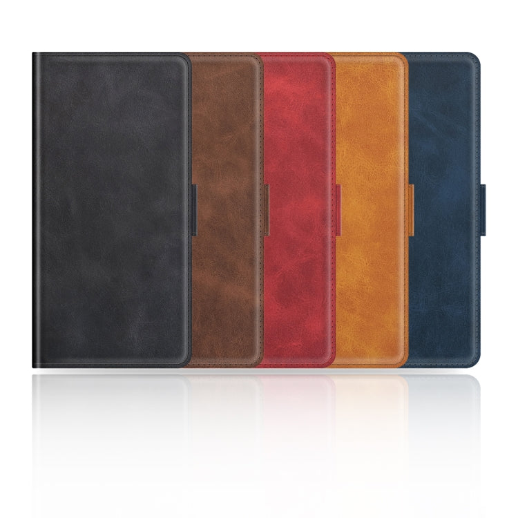 For Ulefone note 10 Dual-side Magnetic Buckle Leather Phone Case(Black)