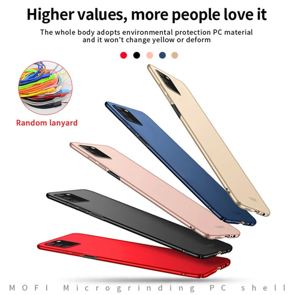 For Samsung Galaxy A02s EU / A03s / M02s / F02s MOFI Frosted PC Ultra-thin Hard Case(Gold)