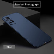 For Xiaomi Redmi Note 11 Global MOFI Frosted PC Ultra-thin Hard  Phone Case(Blue)