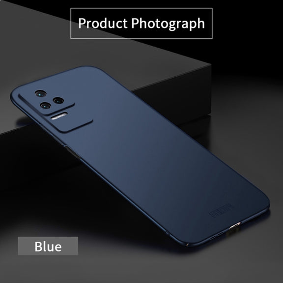 For Xiaomi Redmi K40S MOFI Frosted PC Ultra-thin Hard  Phone Case(Blue)
