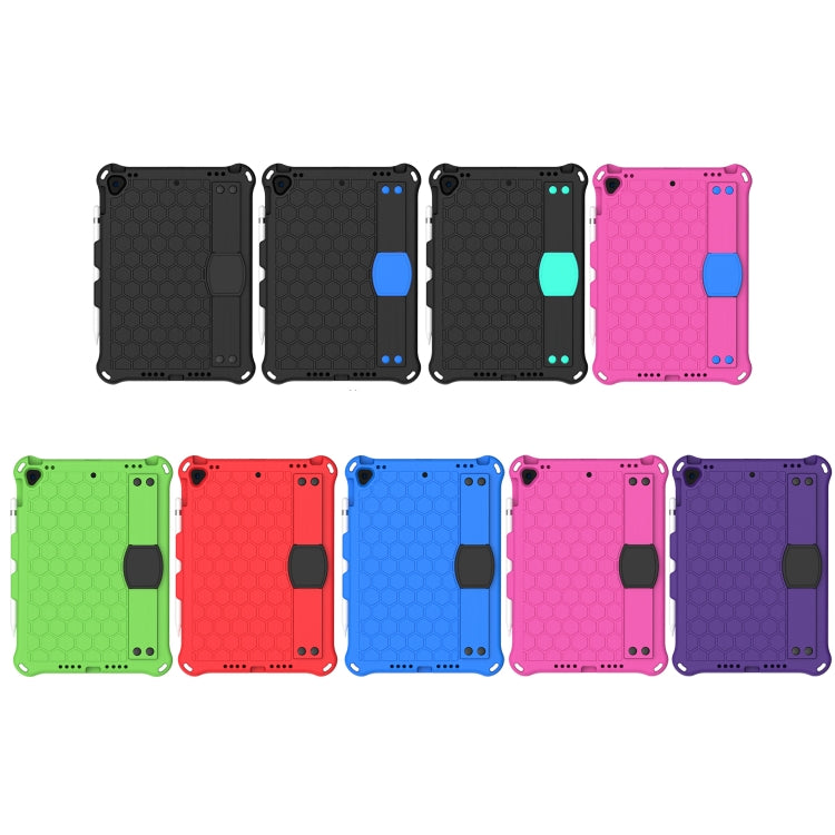 For Lenovo X306 / X606 / K10 Honeycomb EVA + PC Shockproof Tablet Case with Strap(Purple+Mint Green)