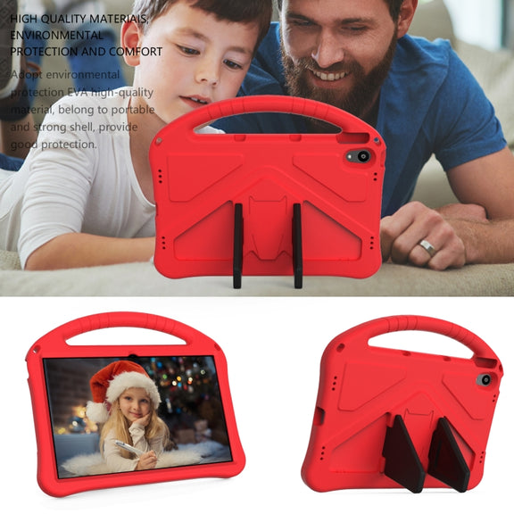 For Motorola Moto Tab G70 EVA Shockproof Tablet Case with Holder(Red)