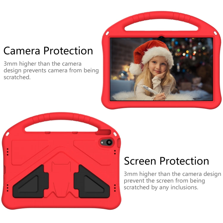 For Motorola Moto Tab G70 EVA Shockproof Tablet Case with Holder(Red)