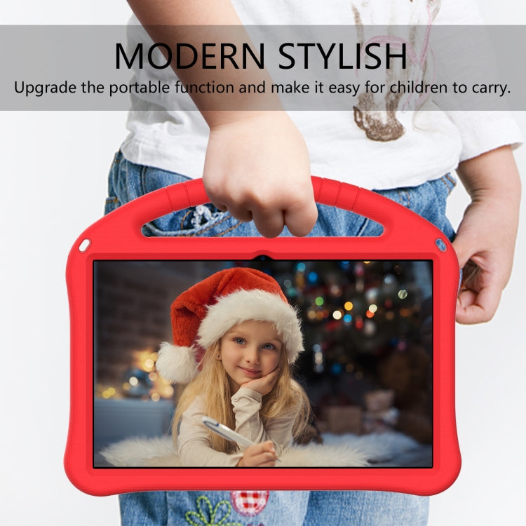 For Motorola Moto Tab G70 EVA Shockproof Tablet Case with Holder(Red)
