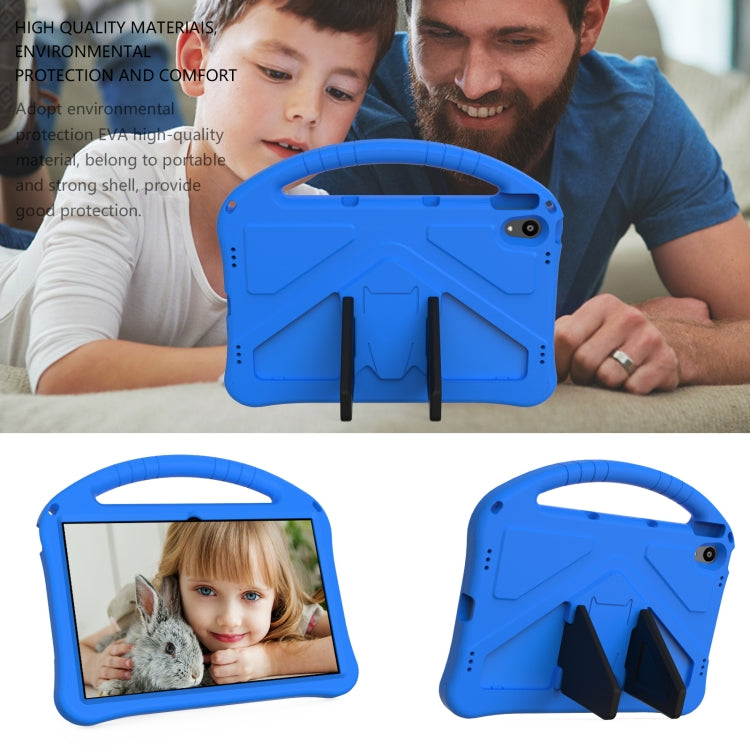 For Motorola Moto Tab G70 EVA Shockproof Tablet Case with Holder(Blue)