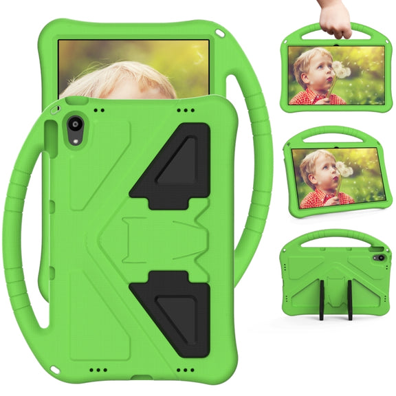 For Motorola Moto Tab G70 EVA Shockproof Tablet Case with Holder(Green)