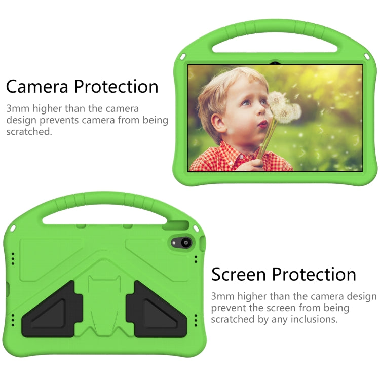 For Motorola Moto Tab G70 EVA Shockproof Tablet Case with Holder(Green)