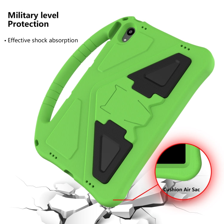 For Motorola Moto Tab G70 EVA Shockproof Tablet Case with Holder(Green)