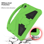 For Motorola Moto Tab G70 EVA Shockproof Tablet Case with Holder(Green)