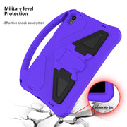 For Motorola Moto Tab G70 EVA Shockproof Tablet Case with Holder(Purple)